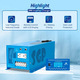 Sungold Power 3000W DC 24V Pure Sine Wave Inverter With Charger