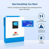 SunGoldPower 3000W 24V Solar Inverter Charger – Pure Sine Wave Inverter with MPPT Solar & AC Charger