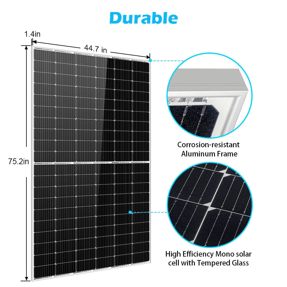 SunGoldPower 450W Monocrystalline PERC Solar Panel SG‑450WM — High‑Efficiency Off‑Grid Energy Module