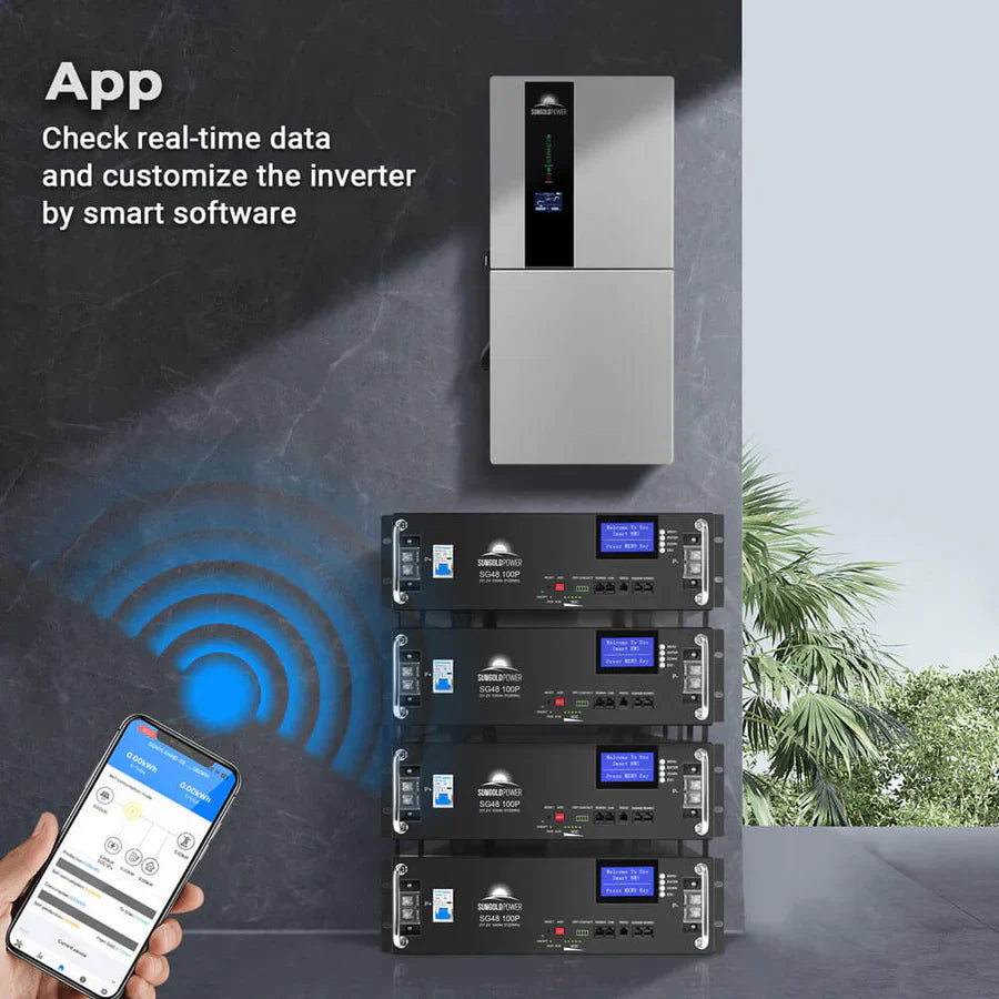 SunGold Power 11.4 kW 48 V Split Phase Hybrid Solar Inverter Whole-Home Backup (200 A) SGN-11K15PRO