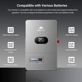 SunGoldPower 12 kW All-In-One Off-Grid Solar Inverter FR12K-B 48 V Split-Phase 120/240 V Pure Sine Wave