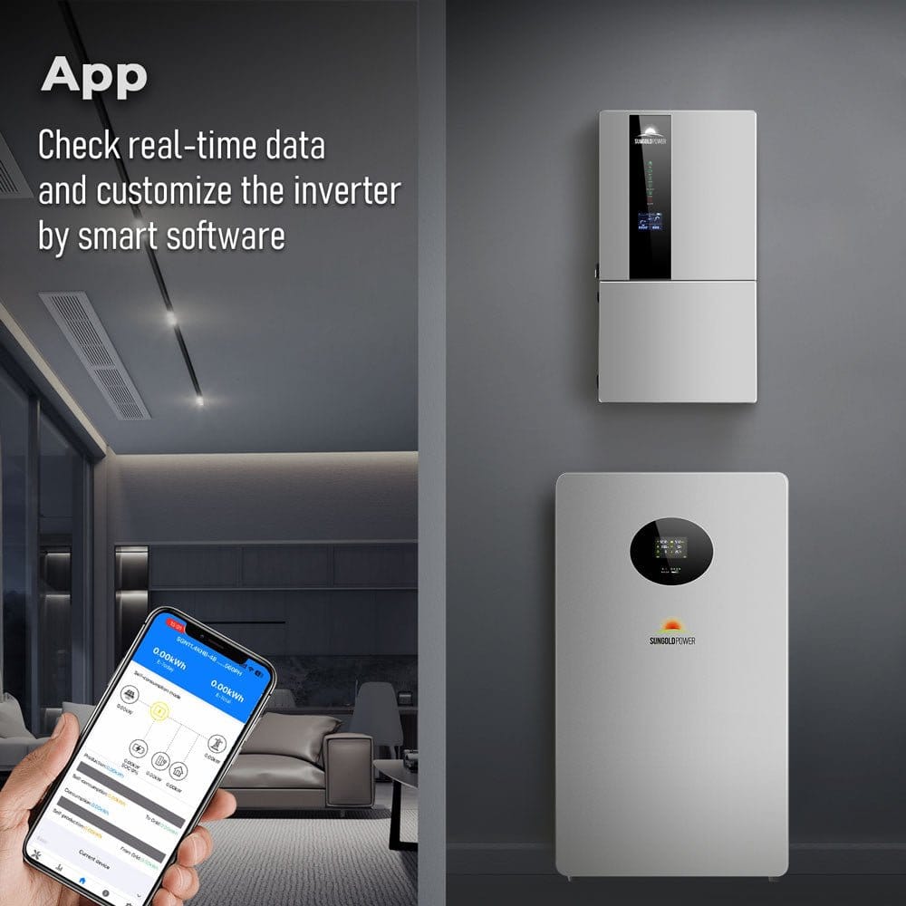 SunGoldPower 11.4kW Hybrid Inverter 48V Split Phase SGN11.4KHB-48