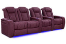 Valencia Tuscany Ultimate Luxury Leather Home Theater Seating