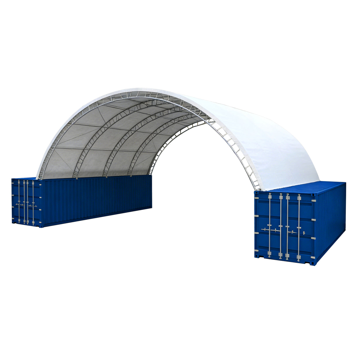 Arch Storage Shelter Single Truss Galvanized Frame Shipping Container Shelter