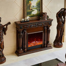 HearthArtSinn Aurora 6 European Wooden Style Electronic Fireplace