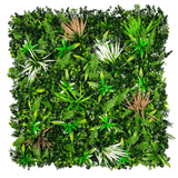 Designer Plants USA Luxury Wild Tropics Artificial Vertical Garden 40" x 40" 11SQ FT Commercial Grade UV Resistant