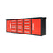 Chery Industrial 10ft Workbench Storage Cabinet with 15 Drawers & 2 Cabinets