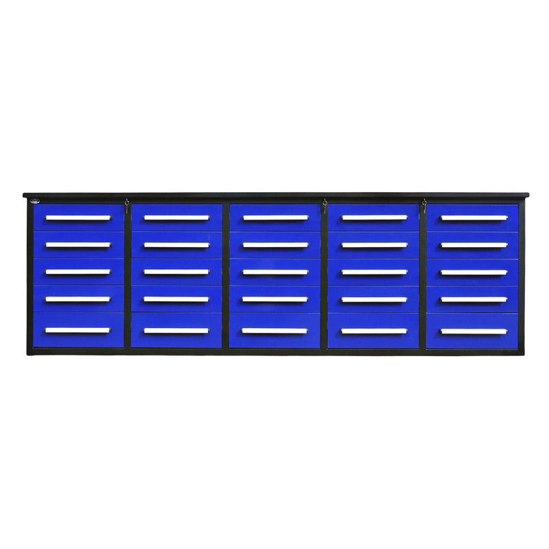 Chery Industrial 10 ft Heavy Duty Workbench with 25 Drawers