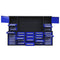 Chery Industrial 10ft Workbench Cabinet (40 Drawers, 2 Cabinets & 1 Pegboard)