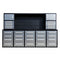 Chery Industrial 10ft Workbench Cabinet (30 Drawers, 2 Cabinets & 1 Pegboard)