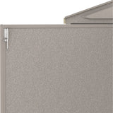 Chery Industrial Duramax 10.5’ x 28.5’ Vinyl Garage with Foundation, 2 Windows & Side Doors Vinyl Storage Shed 15526