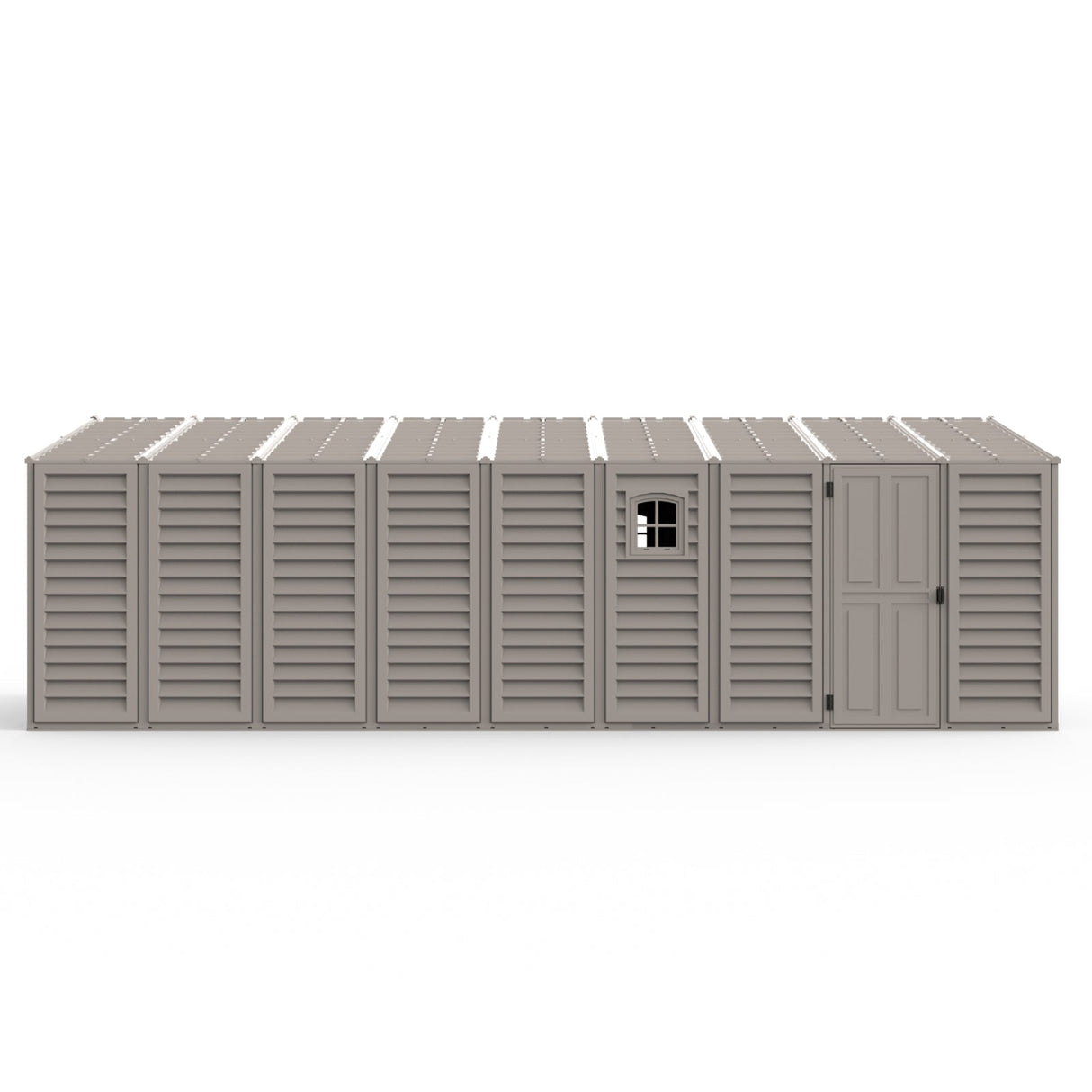 Chery Industrial Duramax 10.5’ x 23’ Vinyl Garage with Foundation, 2 Windows & Side Doors Vinyl Storage Shed 15326