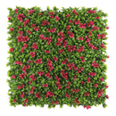 Designer Plants USA Artificial Flowering Pink Green Wall 40 x 40 11SQ FT Commercial Grade
