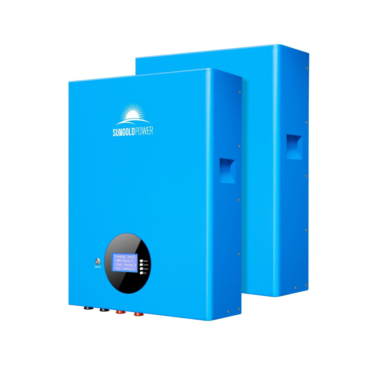 SunGoldPower 2× 5.12kWh Powerwall LiFePO4 Lithium Battery SG48100M
