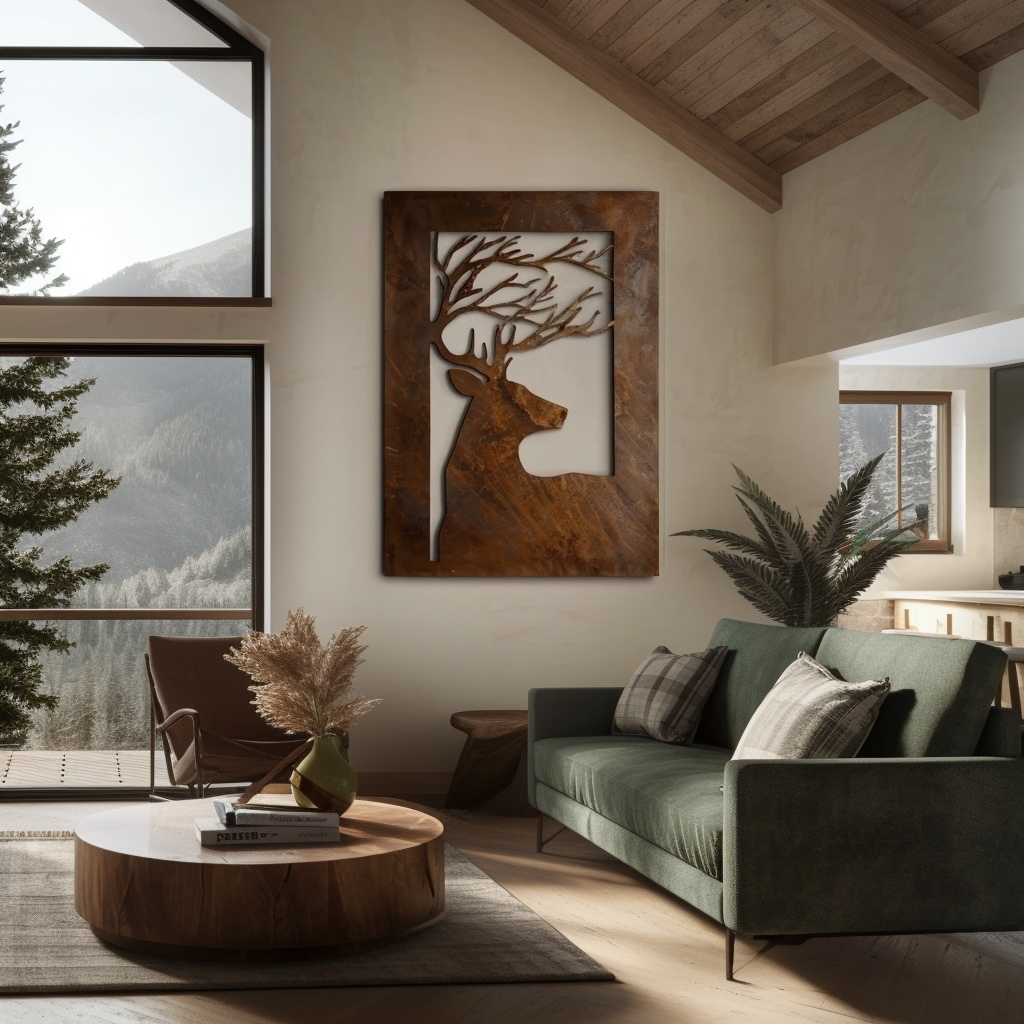 The Whitehart - Metal Wall Art