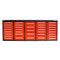 Chery Industrial 10ft Workbench Storage Cabinet with 35 Drawers