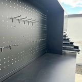 Chery Industrial 10ft Workbench Cabinet (40 Drawers, 2 Cabinets & 1 Pegboard)