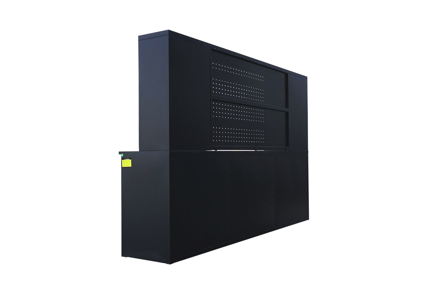 Chery Industrial Steelman 10’ Workbench Cabinet with 40 Drawers, 2 Cabinets & Pegboard Heavy‑Duty Tool Storage WW000217