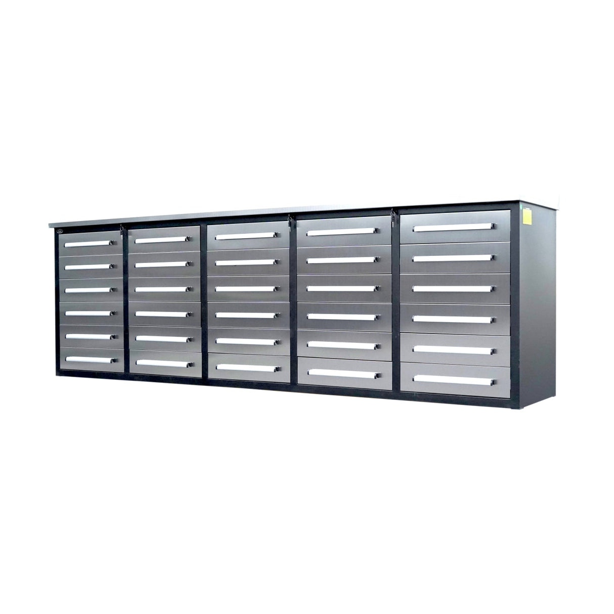 Chery Industrial 10ft Workbench Storage Cabinet with 30 Drawers