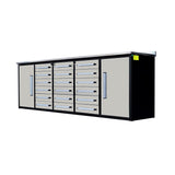 Chery Industrial 10ft Garage Storage Cabinet with 18 Drawers & 2 Cabinets