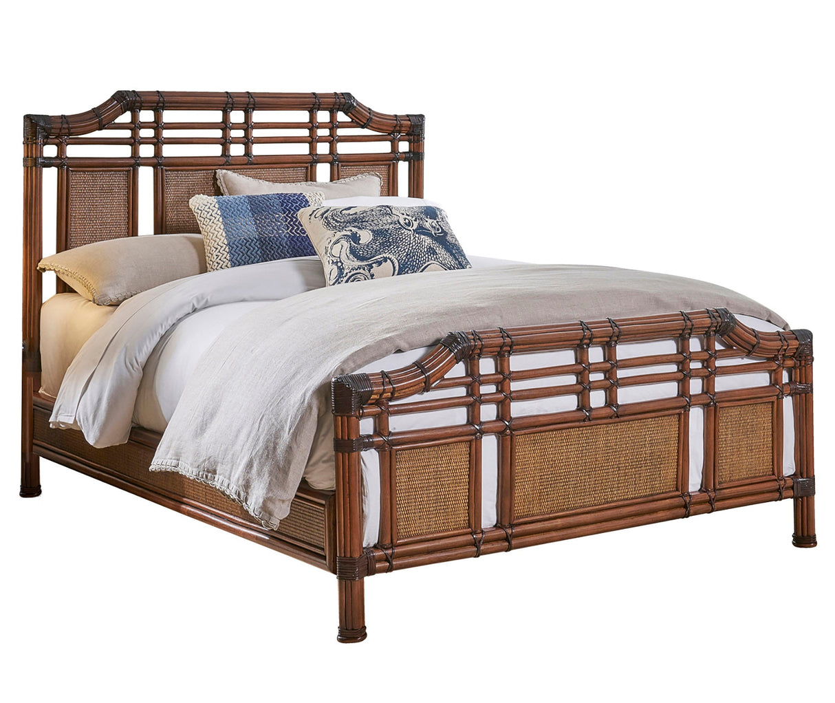 Palm Island Queen Complete Bed