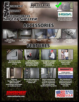 Swisher ESP Safety Shelter - 20 Person Private / 12 Person Business