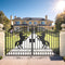 Chery Industrial 12x8 ft Dual Swing Driveway Gate with Horse Pattern