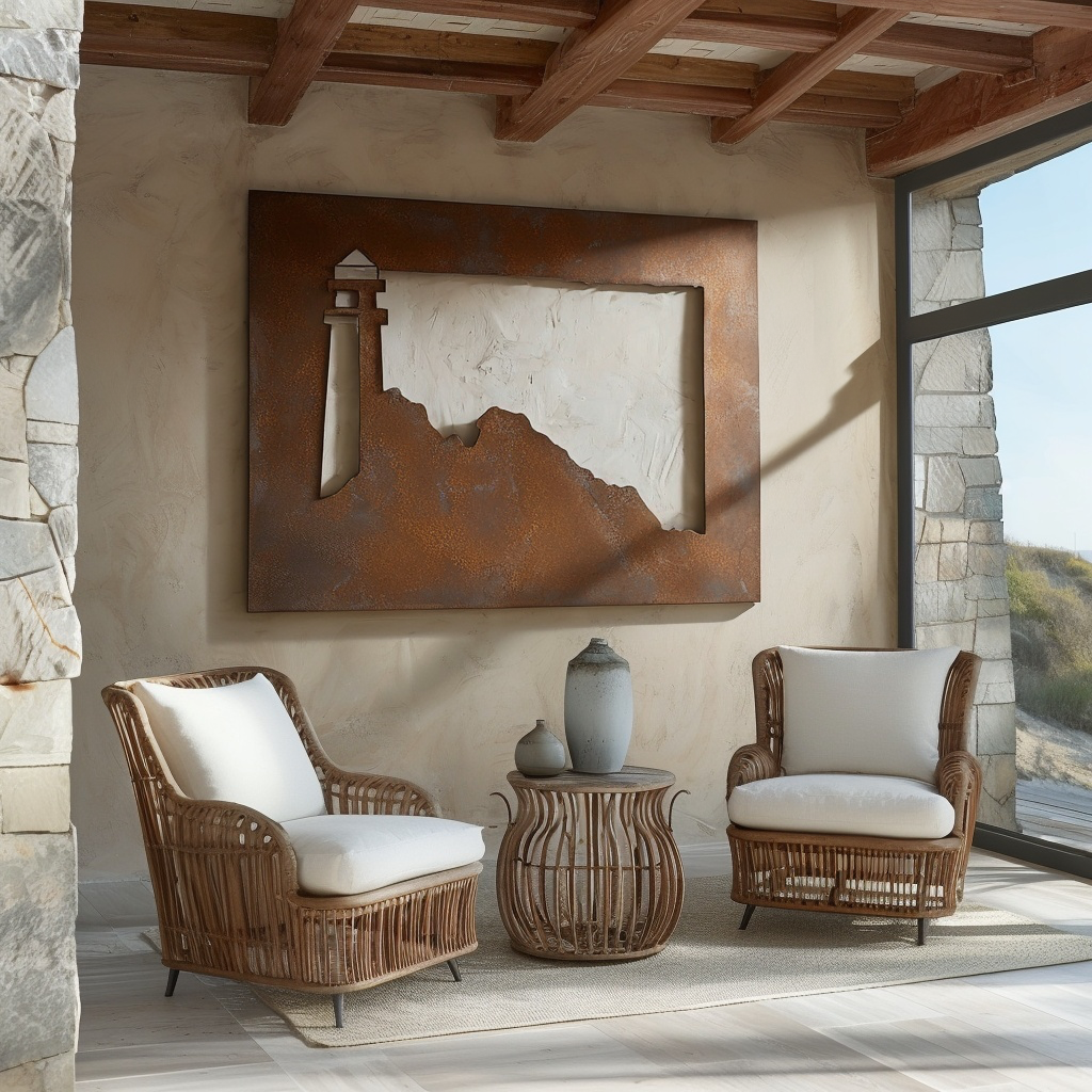 The Clifflight - Metal Wall Art