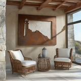 The Clifflight - Metal Wall Art