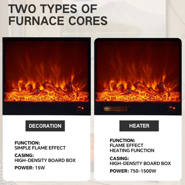 HearthArtSinn Aurora 1 Simple European Style Electronic Fireplace