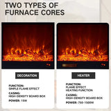 HearthArtSinn Aurora 1 Simple European Style Electronic Fireplace