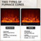 HearthArtSinn Aurora 1 Simple European Style Electronic Fireplace