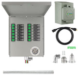 Nature's Generator 12 - Circuit 120/240V 30A Non - Automatic Power Transfer Switch - Nature's Generator