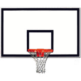 Gared Lightweight Fiberglass Backboard 42″ x 72″ with Black Target & Border