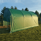 Chery Industrial 13' x 13' Livestock Corral Shelter with front door