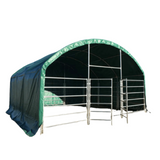 Chery Industrial 13' x 13' Livestock Corral Shelter with front door