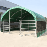 13' x 13' Livestock Corral Shelter with Front Door