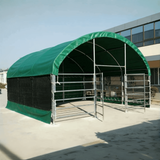 Chery Industrial 13' x 13' Livestock Corral Shelter with front door