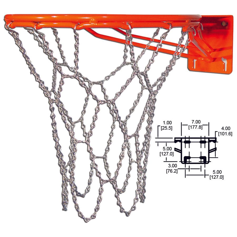 Gared Super Fixed Rim with Chain Net Double‑Ring Basketball Rim 140