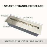HearthArtSinn Ember 6 Bioethanol Real Fire Fireplace Core