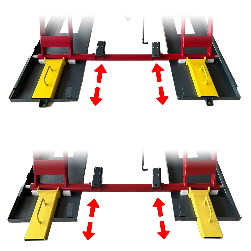 Katool Commercial Grade Scissor Lift Reinforced Frame Upgraded Hydraulic System KT‑X77