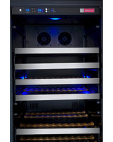 Allavino 24” Wide FlexCount II Tru-Vino 177 Bottle Single Zone Stainless Steel Right Hinge Wine Refrigerator