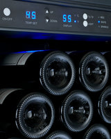 Allavino 47″ Wide FlexCount II Tru‑Vino 354 Bottle Dual Zone Black Side‑by‑Side Wine Refrigerator 2X‑VSWR177‑1B20