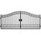 Chery Industrial 16x8 ft Steel Dual Swing Driveway Gate