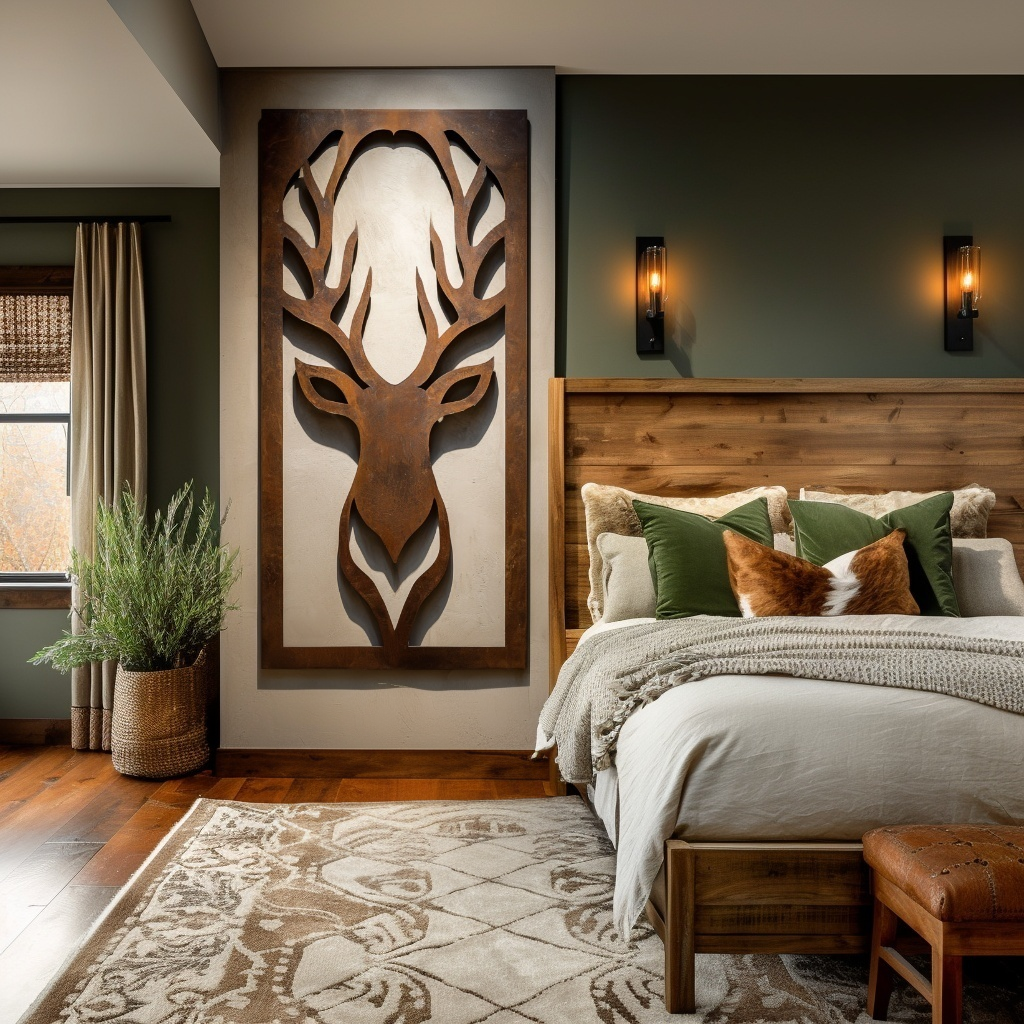 The Stag - Metal Wall Art