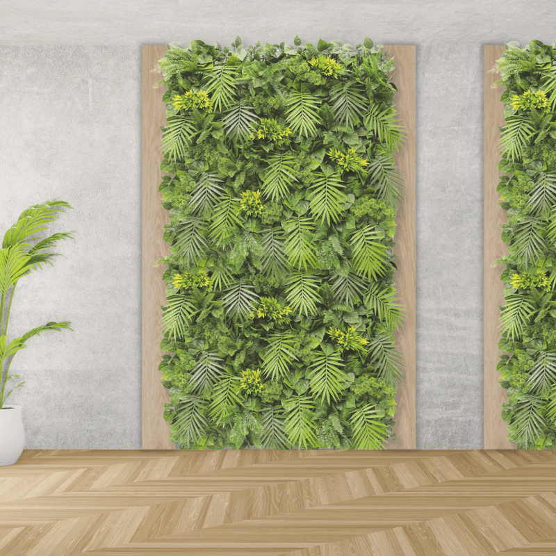 Designer Plants USA Luxury Flowering Hawaiian Sunrise Artificial Vertical Garden 40" x 40" 11SQ FT Commercial Grade UV Resistant
