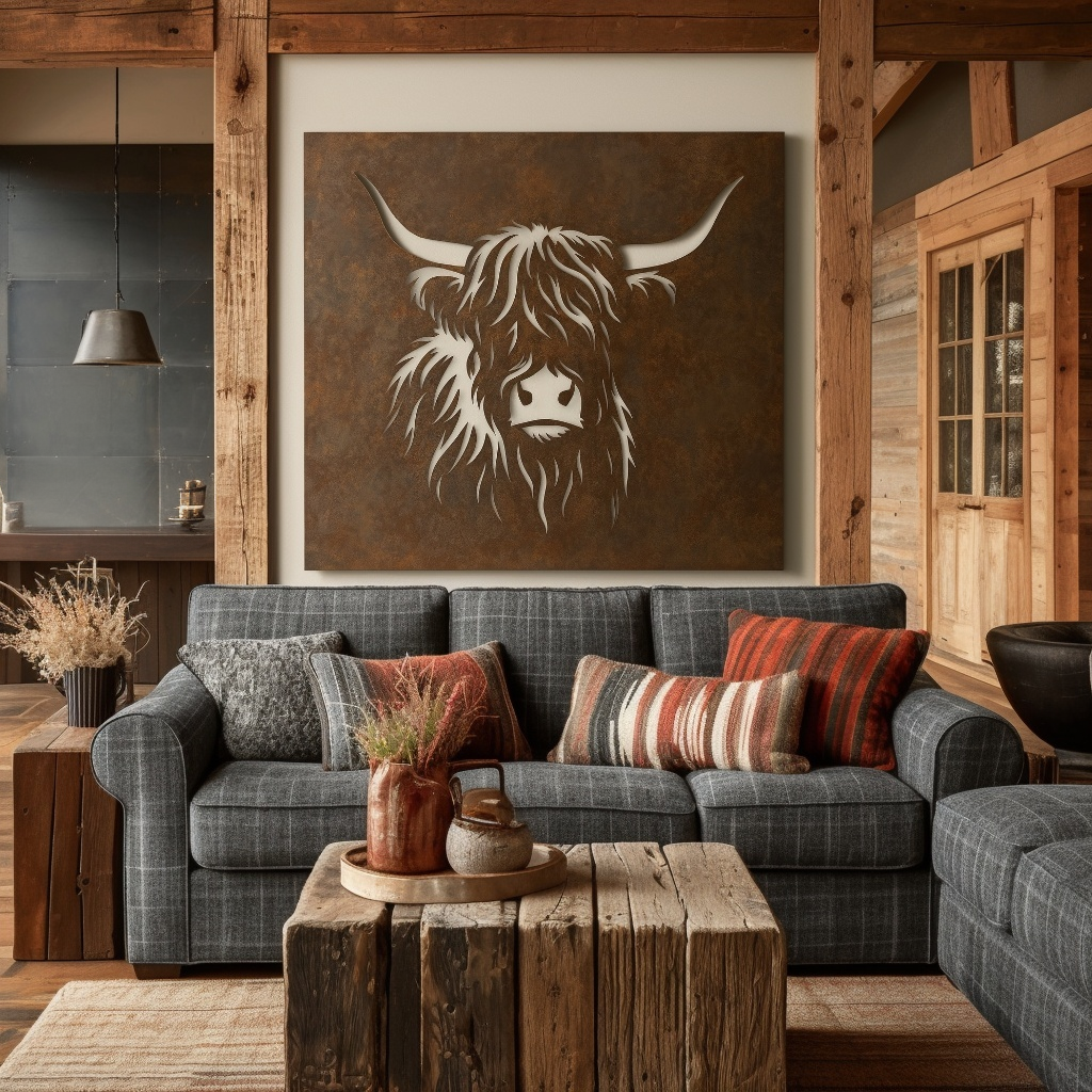 The Highland - Metal Wall Art
