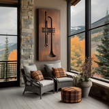 The Horn - Metal Wall Art