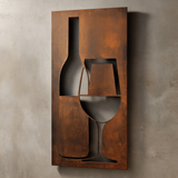 The Sommelier - Metal Wall Art