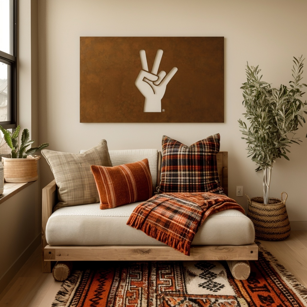 The Hand Fork - Wall Art - Landscape Umber